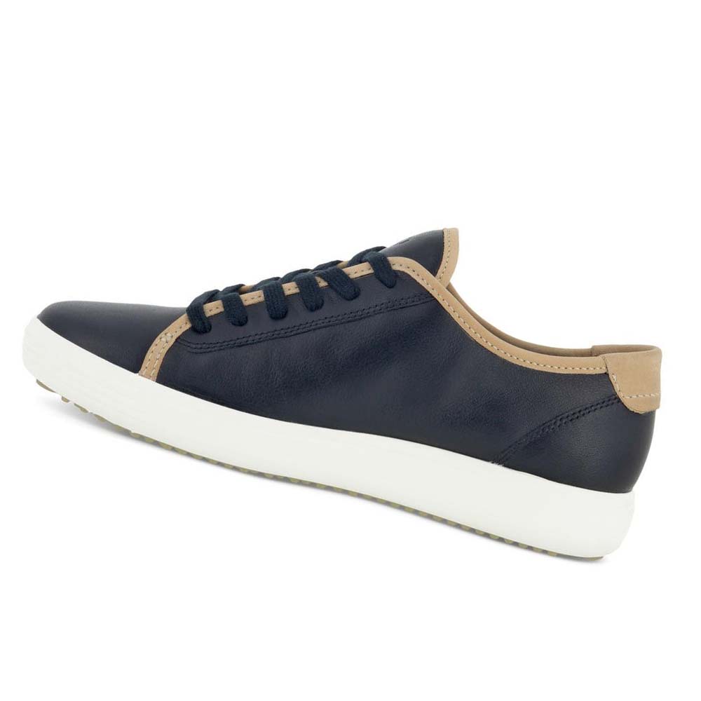 Ecco Soft 7 Piping Sneakers Dam Svarta | SE 238OKI